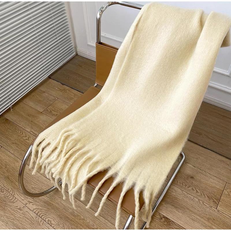Warm Shawl Women Scarf Luxury Cashmere Winter Blanket Wraps Casual Horse Print Travel Poncho Stoles Multiple Colors Available Scarf