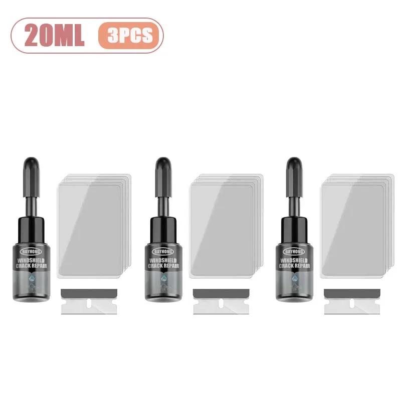 1-10PCS 20ml Windshield Repair Fluid Glass Crack Fix Liquid for Cars Invisible Crack Sealer Repair Kits Crack Care Agent