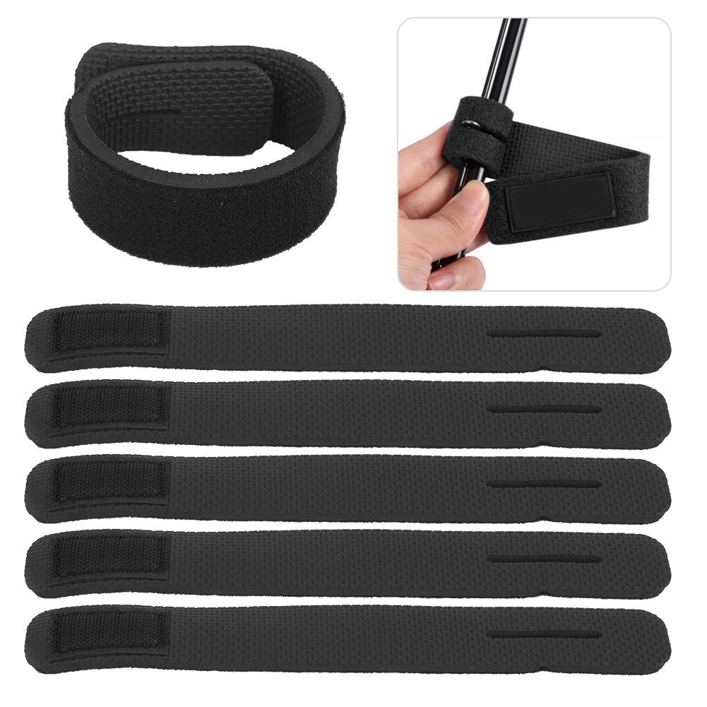 6pcs   Bag Soft Elastic Fishing Rod Belt Holders Outdoor Adjustable Fishing Tackle Tie Strap