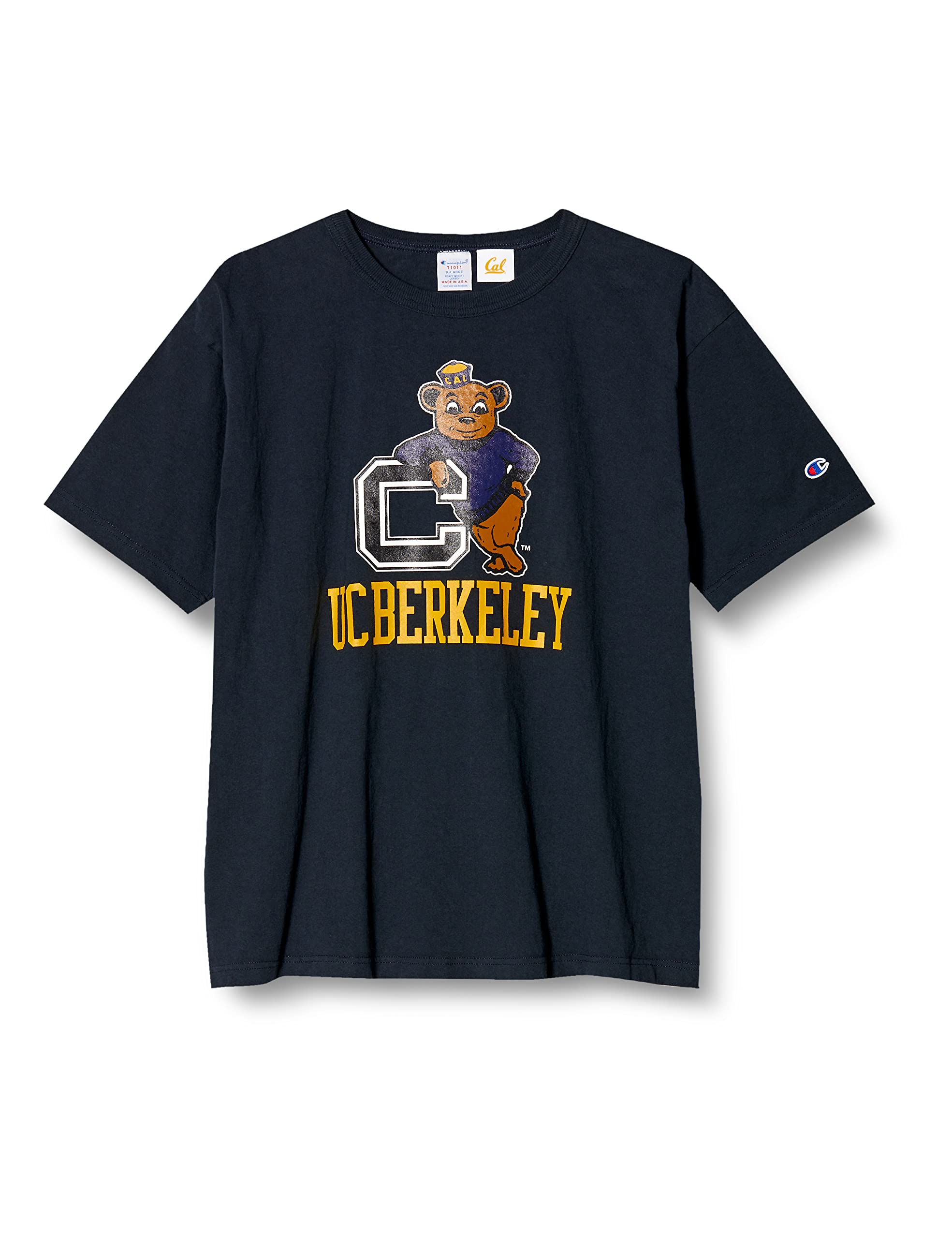 

Champion 7oz with Size Men s T-Shirt One-Point Logo, Navy, M, T1011, C5-V304