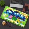 1Pc Smurf Family Adventure Gaming Mouse Pad Keyboard Desk Mat Non-slip Rubber Lock Edge Waterproof Computer Mousepad for Office Home Decor Y1112