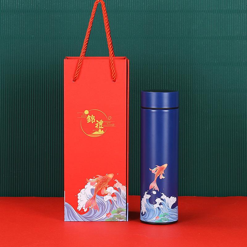 Gift Stainless Steel Smart Insulated Mug Double Vacuum Straight Mug Gift Mugs