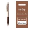 Mitsubishi Uni Black 0.5mm Oak Grip Signature Pen for Office & Exams