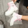 Fashion Shoes for Women Short Boots New Bow British Style Thick Heel Fashion Women Locomotive Boots High Quality Short Boots Botas Mujer