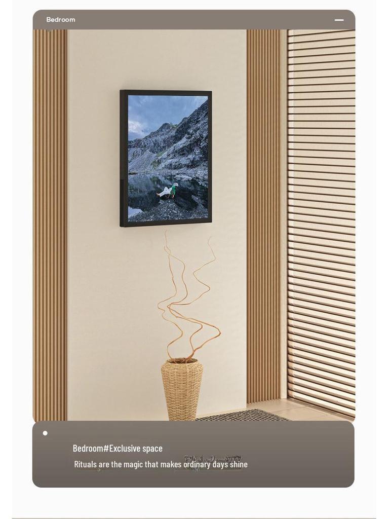MORRORART T2 Wall-Mounted HIFI Speaker: Mural with Floating Subtitles & Bluetooth Audio