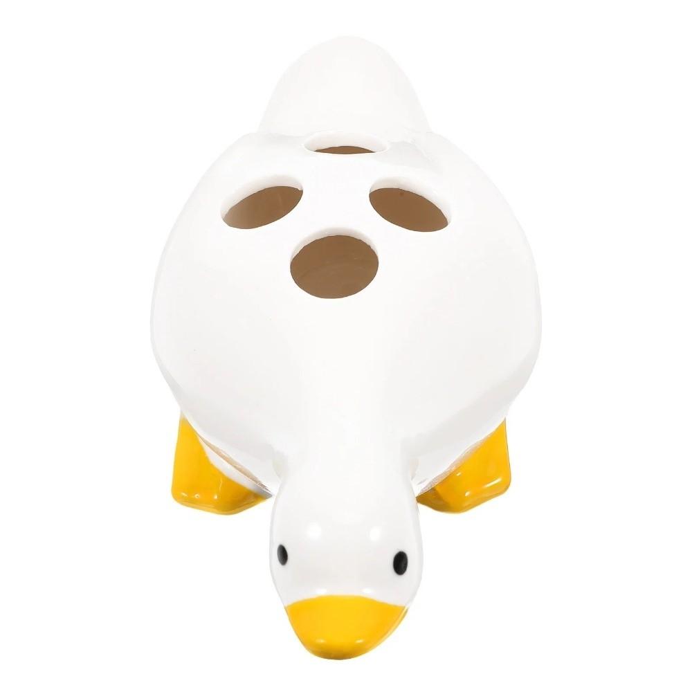 Upright Storage Ceramic Toothbrush Holder Cartoon Washroom Storage Holder Kids' Room