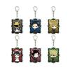 Durarara!! X 2 10 Cat-Eared Butler Ver. [Mini Character Illustration] Acrylic Keychain Complete Set (6 Pieces Per Box)