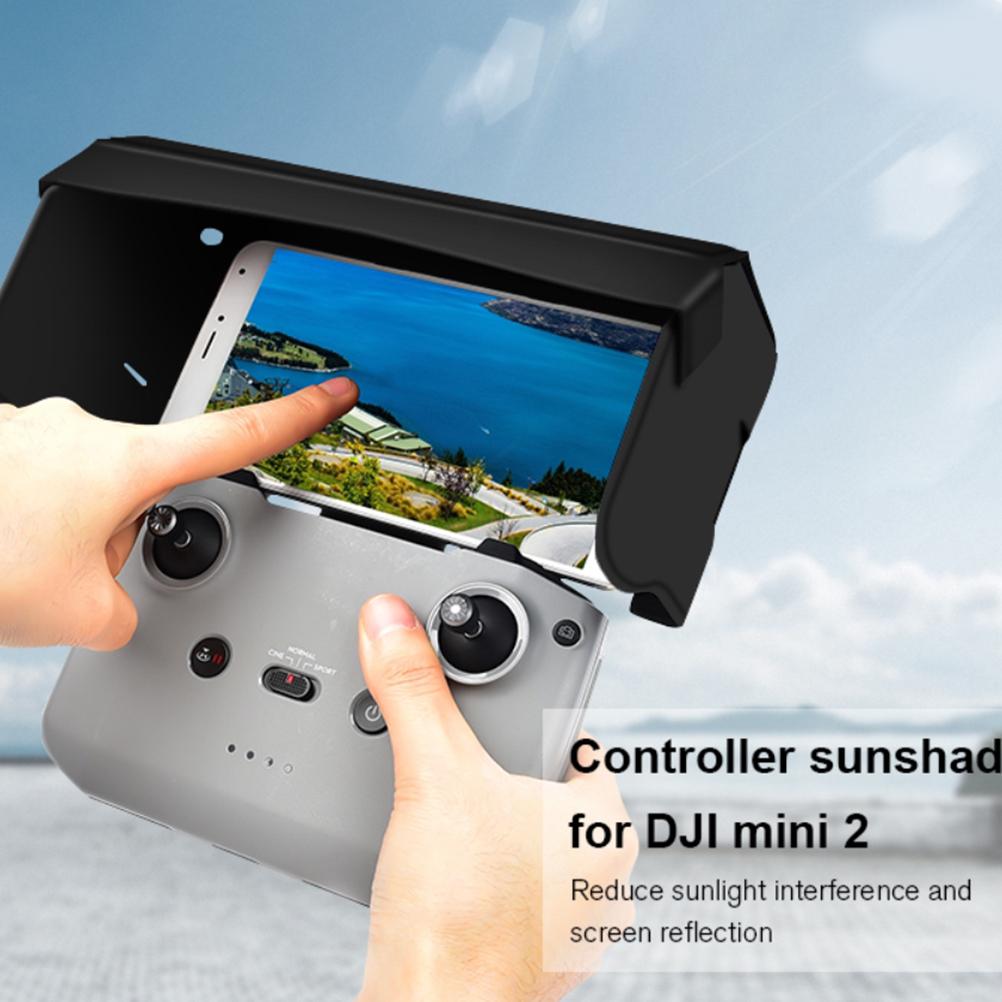 Drone Remote Controller Sunshade for DJI Air 2S Air 2 Mini 2 Black
