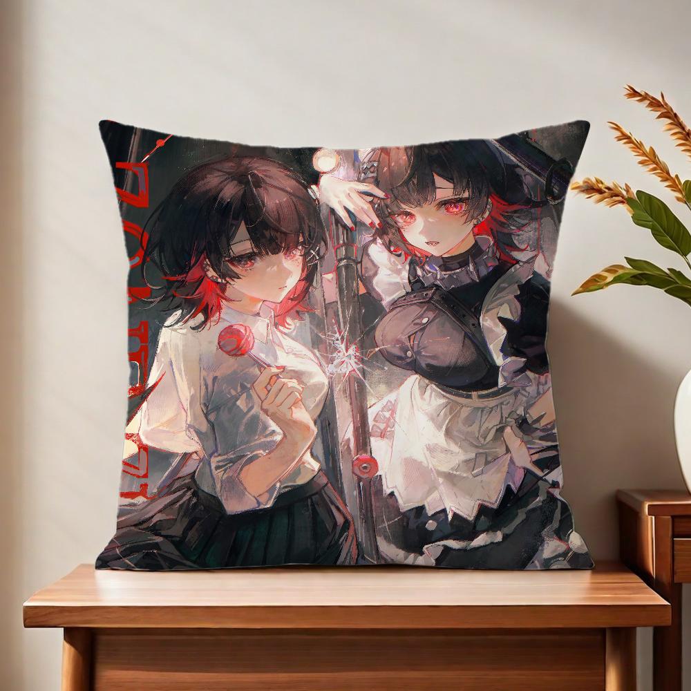 Ellen Joe Zenless Zone Zero Cushion Cover For Pillow Printing Sofa Decoration Home Car Room Coffee Shop Office Nordic Simplicity