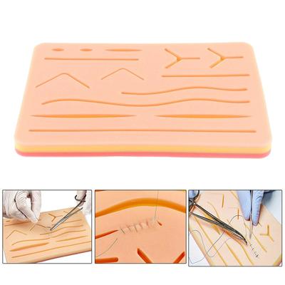 Kit de formation de suture pour chirurgiens en traumatologie Coussinets cutanés en silicone Générateurs de plaies Formation à la pratique médicale Utilisation de la peau