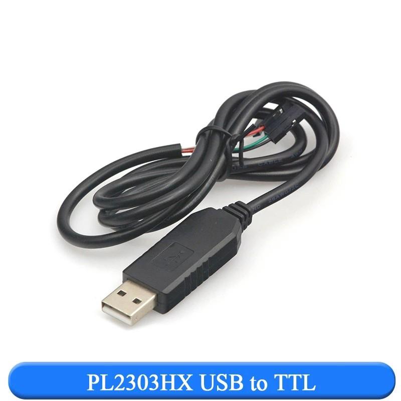 RS232 Converter PL2303 PL2303HX USB to UART TTL Cable Module 4P 4Pin Intelligent Electronic Serial Cable Supports Linux Mac Win7