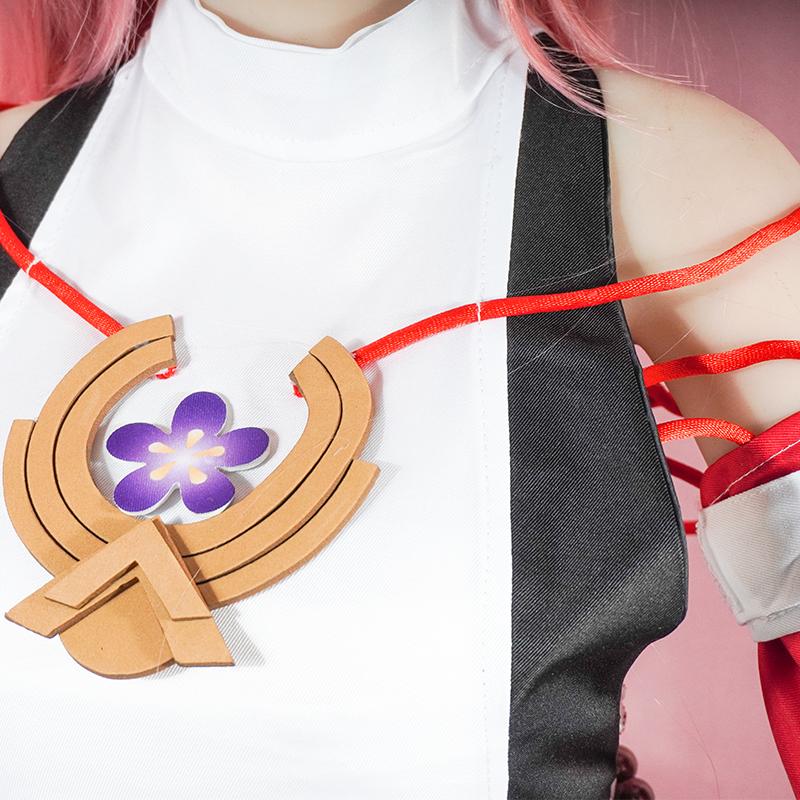 Yae Miko Cosplay Costume  Uniform Wig Cosplay Anime Chinese Style Halloween Costumes for Women Game