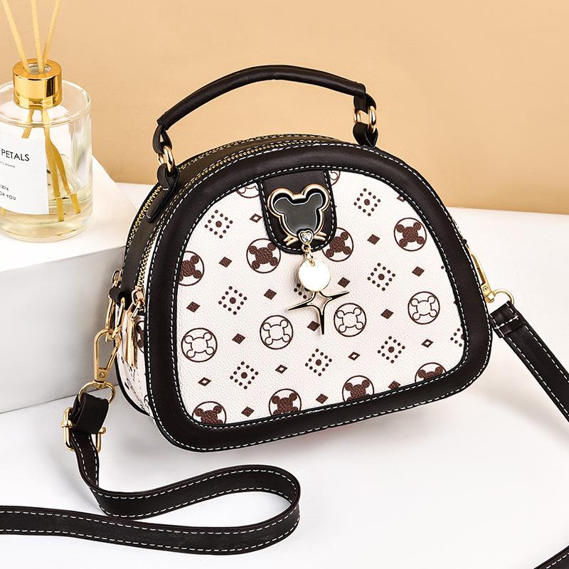 Bag women's bag advanced sense 2025 autumn and winter new trendy shoulder messenger bag fashion small round bag handbag popular women
