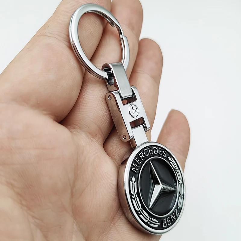 GLC GLB 3D Kovový Benz Znak Klíčenka Klíčenka Znak Autopříslušenství Pro Mercedes Benz AMG W206 W220 W212 W201 W210 W108 W168 W2