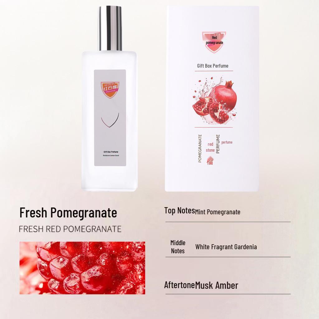 

Подарочная коробка с гранатовым парфюмом - Стойкий, Классический, Аромат чистого белого цвета, Свежий и Натуральный. 50ML