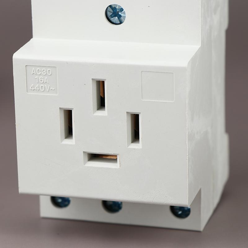 UK US EU FR IT Standard Modulare DIN-Schienensteckdose 10A 16A 25A 250V Industrielle Verteilerdose AC30 Steckdosen Adapter Verbinder