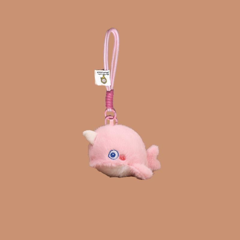 Cute Cute Marine Animal Jellyfish Pendant Plush Toy Doll Crab Lobster Keychain Bag Pendant