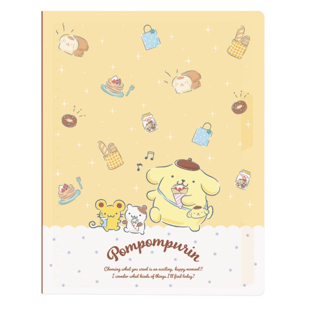 Sanrio Characters M-Plan Binder, 26-Hole, B5, Pompompurin, 001625-52