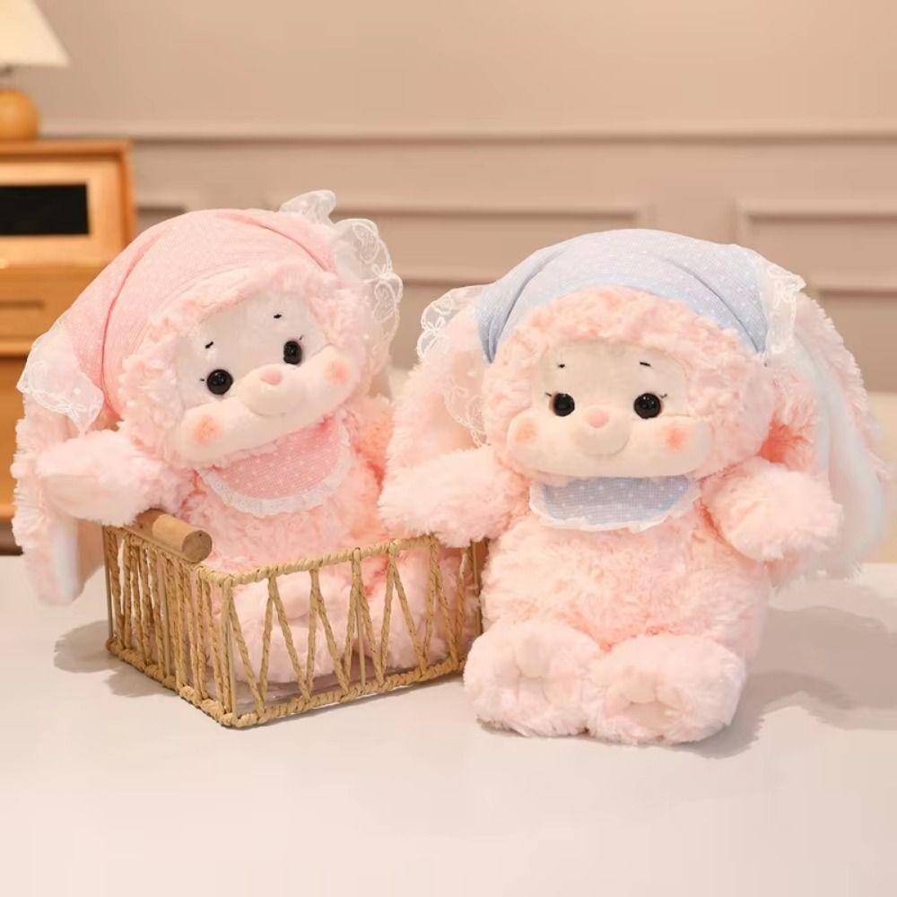 Cartoon Lamb Plush Toy Fluffy Animal Fluffty Doll Creative Sheep Plush Doll  Home Decor