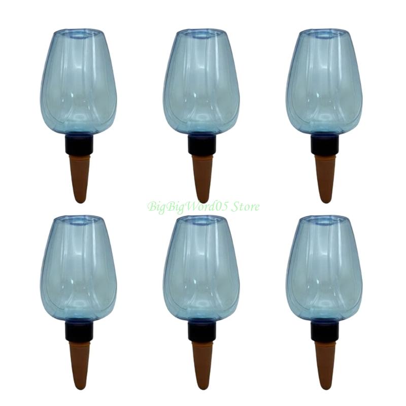 24TE 6Pcs Plant Water Drippers Plant Waterer Bulbs Watering Globes Plant Automatic Irrigation Device for Indoor Outdoor