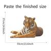 3d Tiger Wall Sticker Waterproof Removable Wall Decals Wallpaper For Nursery Living Room Bedroom
