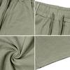 Men's Linen  Loose Fit For Sports  Ideal For Vacation And Commuting  Straight Leg With Drawstring  Long Pants