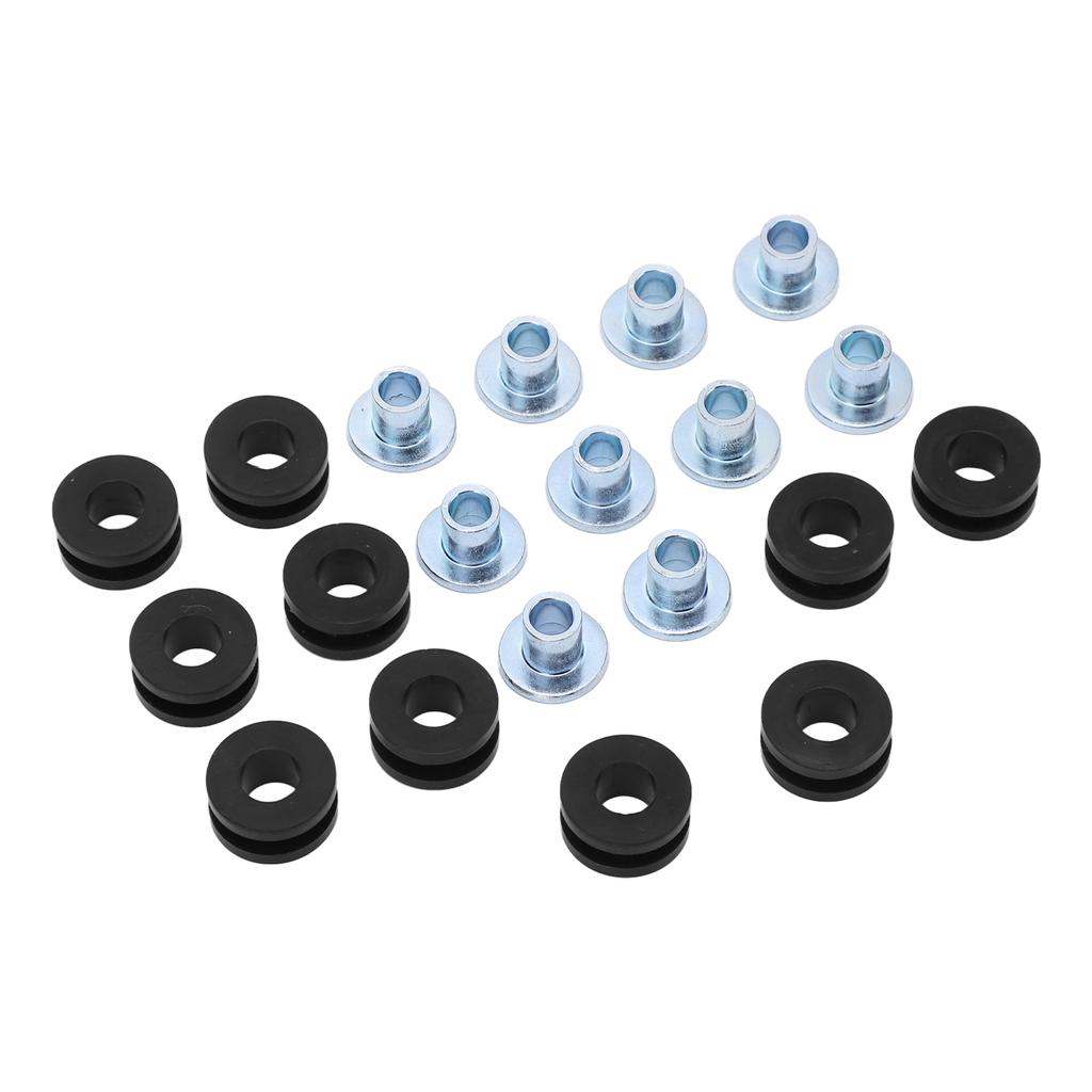 10 Sets Motorcycle Grommets Bolt Kit Rubber Metal Fairings Accessories Replacement for Suzuki