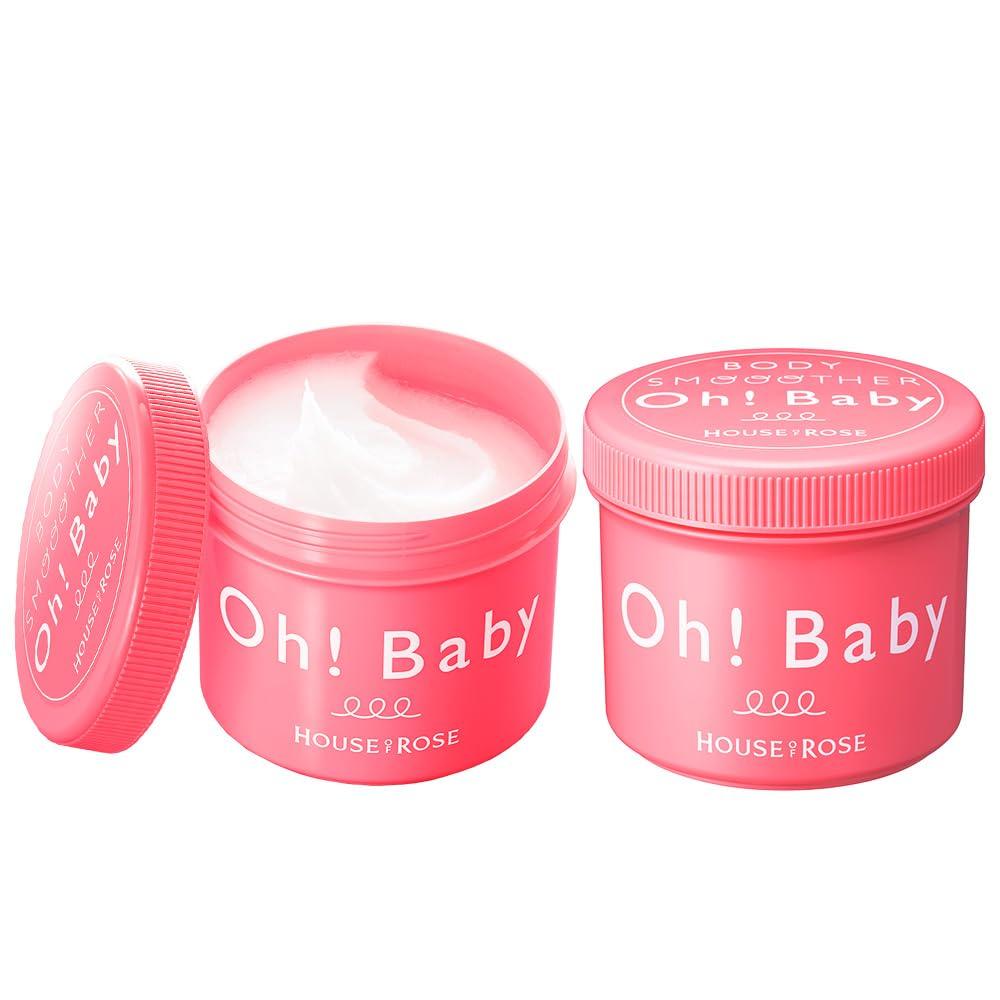 

House of Rose Body Smoother N 570g x Body Scrub Massage Body Care Exfoliation Elbows Knees Heels Buttocks Dark Spots Exfoliation Made in Japan 2-pack