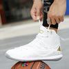 Basketball Shoe For Men Damping Sport Trainer Lightweight Leather Basketball Sneakers High Ankle Basket Boots Women Shoes