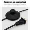 2Pcs Step on Button Control Floor Footswitch Round Reset Button Pedal Switches Foot Pedal Push Switches Easy to Use