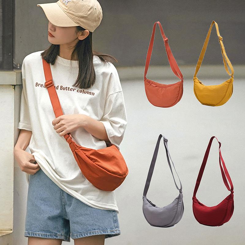 Casual Nylon Hobos Crossbody Bag For Women Designer Shoulder Bags Large Capacity Tote Lady Travel Shopper Bag Female Purses