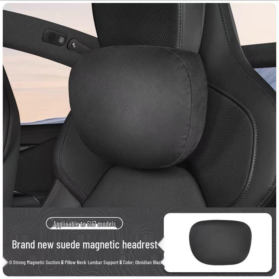 Xiaomi SU7 Magnetic Headrest Neck Support & Lumbar Pillow for Car