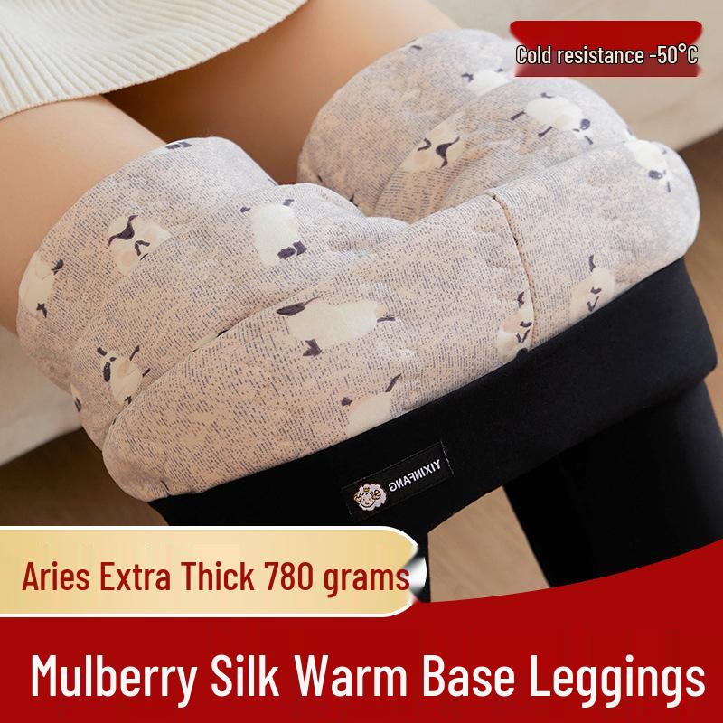 

Women s Fleece-Lined High-Waist Winter Pants - Thick, Warm, Slimming, Plus Size Pencil Style with Knee Protection. XL [100-120 lbs]