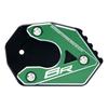 MotHeartCNC Motorcycle Side Stand Foot Enlarger Compatible with Ninja ZX-6R
