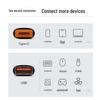 USB-C to USB 3.1 OTG Adapter, 6A Fast Charge & Data Transfer, Gold Aluminum for Mobile Phones