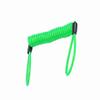Motorcycle Bike Alarm Disc Lock Antitheft Security Spring Reminder Coil Cable Orange