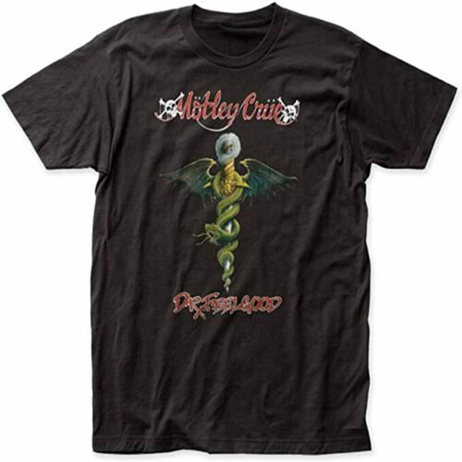 MOTLEY CRUE - DR. FEELGOOD CD ALBUM COVER Official SHIRT MED New too fast for 2XL