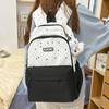 Simple Star Shaped Nylon Backpack with Cute Style Casual Student Backpack with Large Capacity and Multiple Pockets Suitable for Daily and Student Use