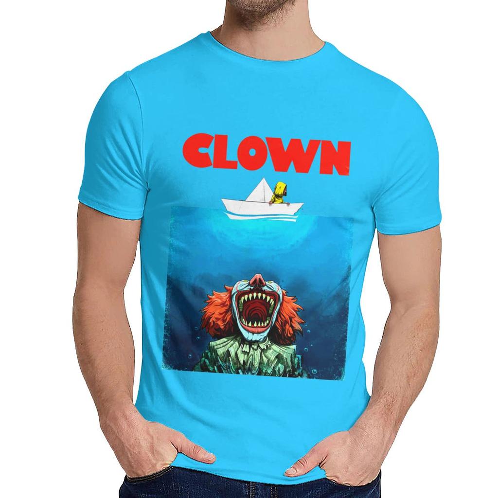 Man S Horror Team Scary Movies It Tee Shirt Clown Under Halloween Quality Cotton Leisure