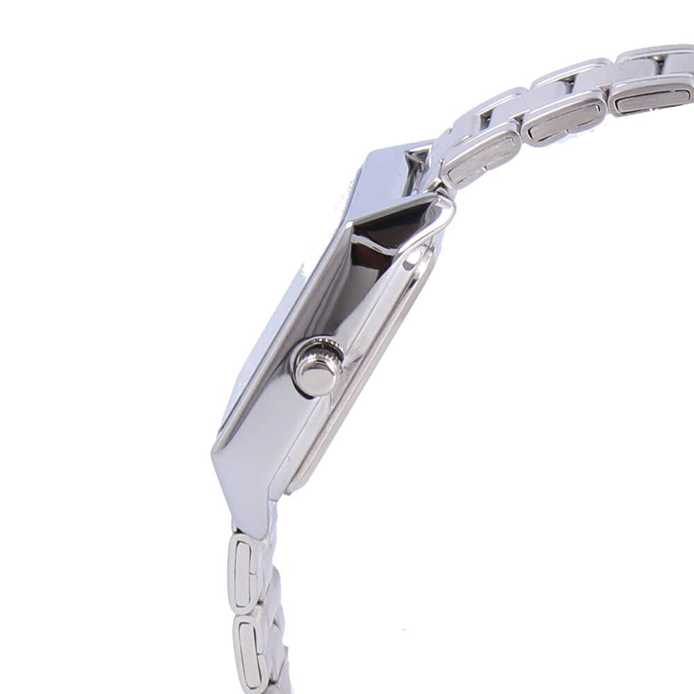 Casio Standard Ladies Quartz Metal Wristwatch LTP-V007D-2E Silver Light Blue
