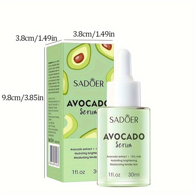 Avocado Fruit Milk Facial Essence, Moisturize, Smooth, and Reduce Wrinkles, Increase Elasticity, Improve Dry and Rough, Brighten,  Smoothes Wrinkles