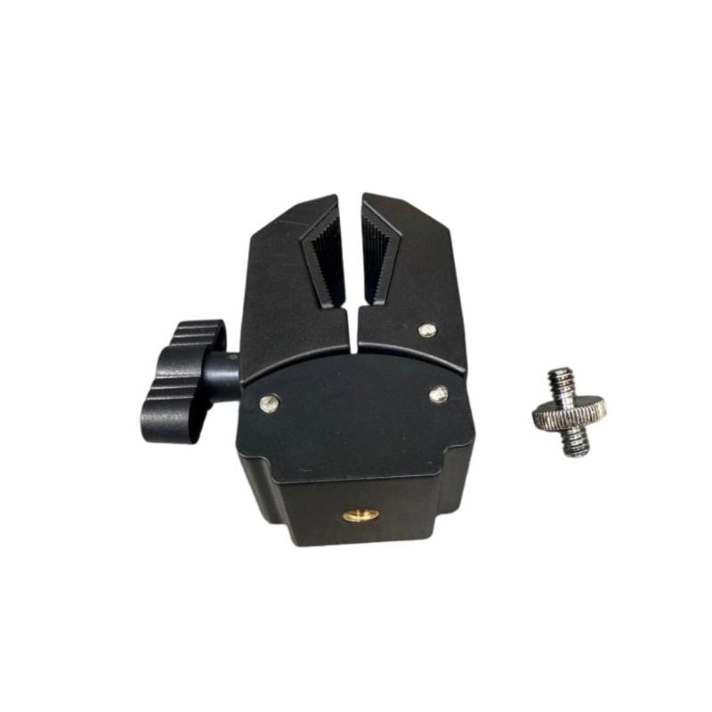 Adjustable Phone Clamp Holder Durability Construction Lightweight For Vlogging Live Streaming