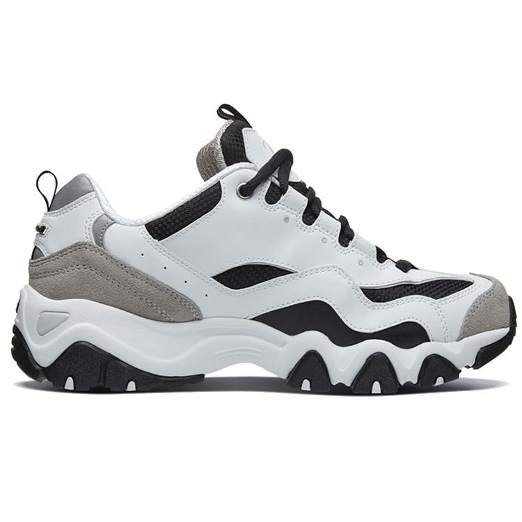 Skechers DLites 2.0 Trendy Comfortable Versatile Low-Top Casual Shoes Women Sneaker White 66666217-WLGY