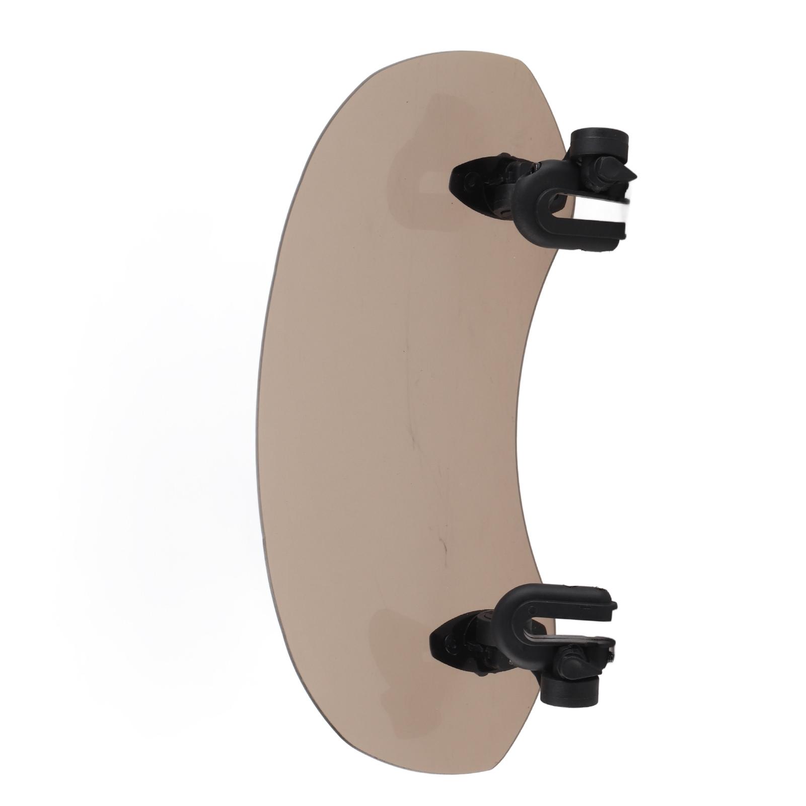 

Adjustable Clip On Windscreen Wind Deflector Windshield Accessories for Motorcycle Tawny