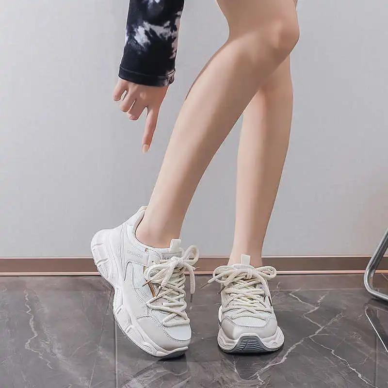 Synthetic Leather Harajuku Sneakers Autumn Casual Gym Sports Shoes For Women Order Latest Sapa Chassure Tenya Vintage