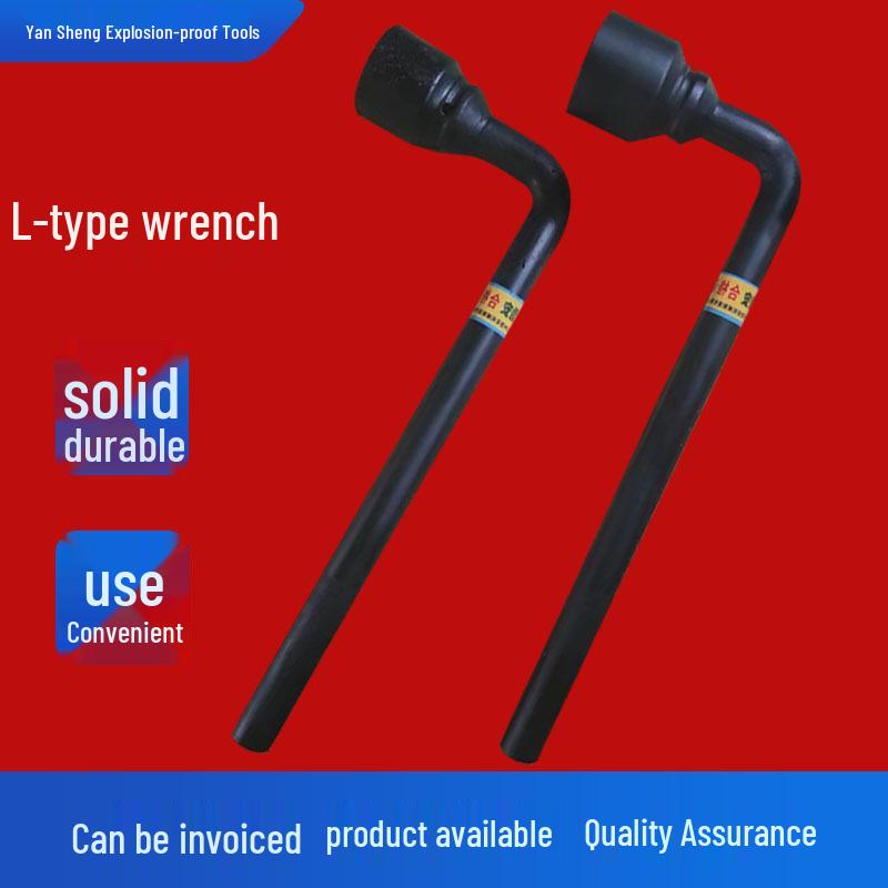 L-Shaped Socket Wrench: Truck Tire Removal Tool & Bent Bar Pipe Wrench