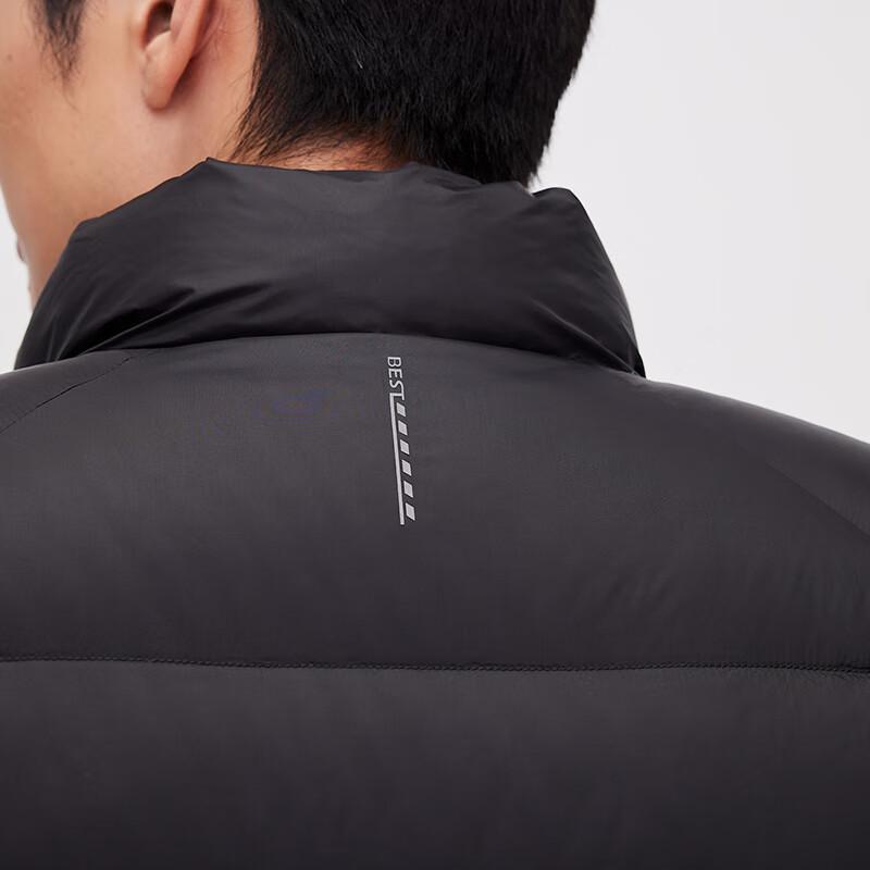 SNOWFLYING Men's Lightweight Stand-Collar Down Vest