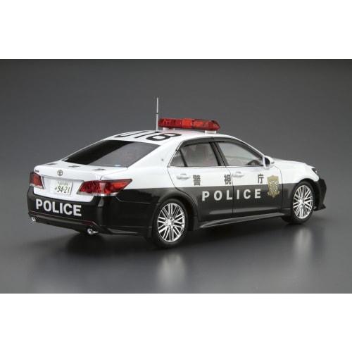 Aoshima Bunka Kyozai (AOSHIMA) 1/24 The Model Car Series No. 110 Toyota GRS214 Crown Patrol Car for Traffic Enforcement '16 Plastic Model