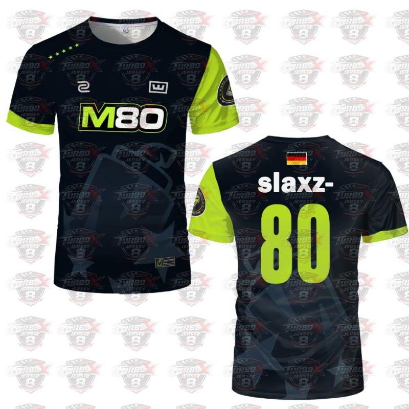 2026 New M80 Esports Team Jersey Cs2 Pro League Training Shirt | Unisex, Stylish, Breathable, Quick-drying T-shirt