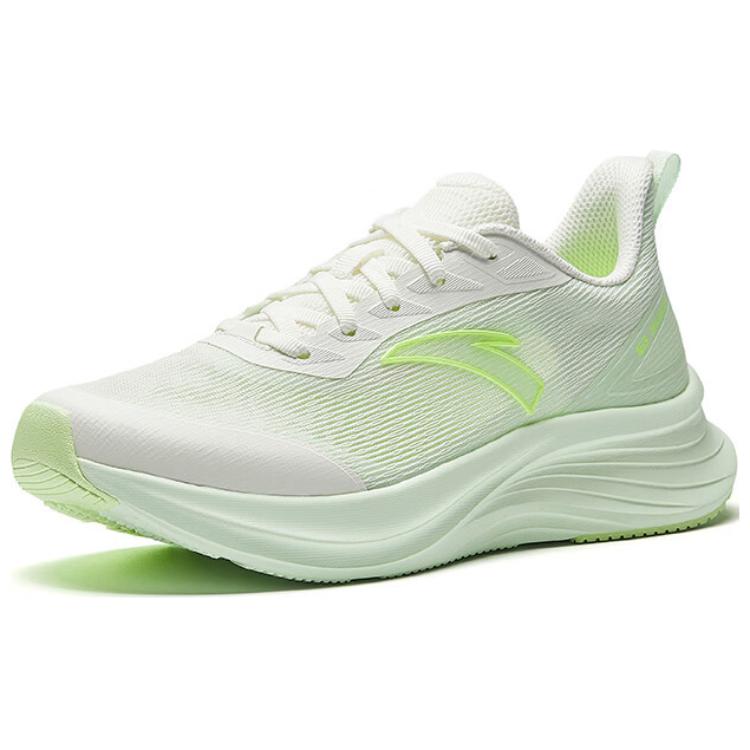 New Anta Running Collection Breathable Rebound Lightweight Low Top Casual Running Shoes Women's White Green 122525523-1